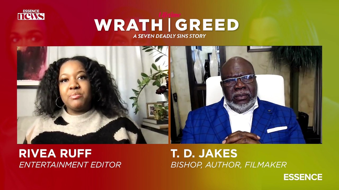 T. D. Jakes Discusses The Cast of The Lifetime Series, Wrath & Greed ...