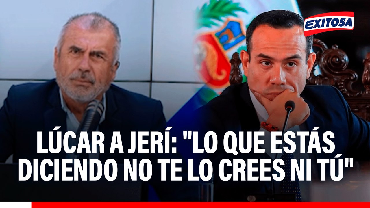 Nicolás Lúcar CRITICA a José Jerí: "Lo que estás diciendo no te lo crees ni tú"