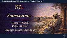 Summertime ( Gershwin | Porgy and Bess )  Soprano instrumental rehearsal track
