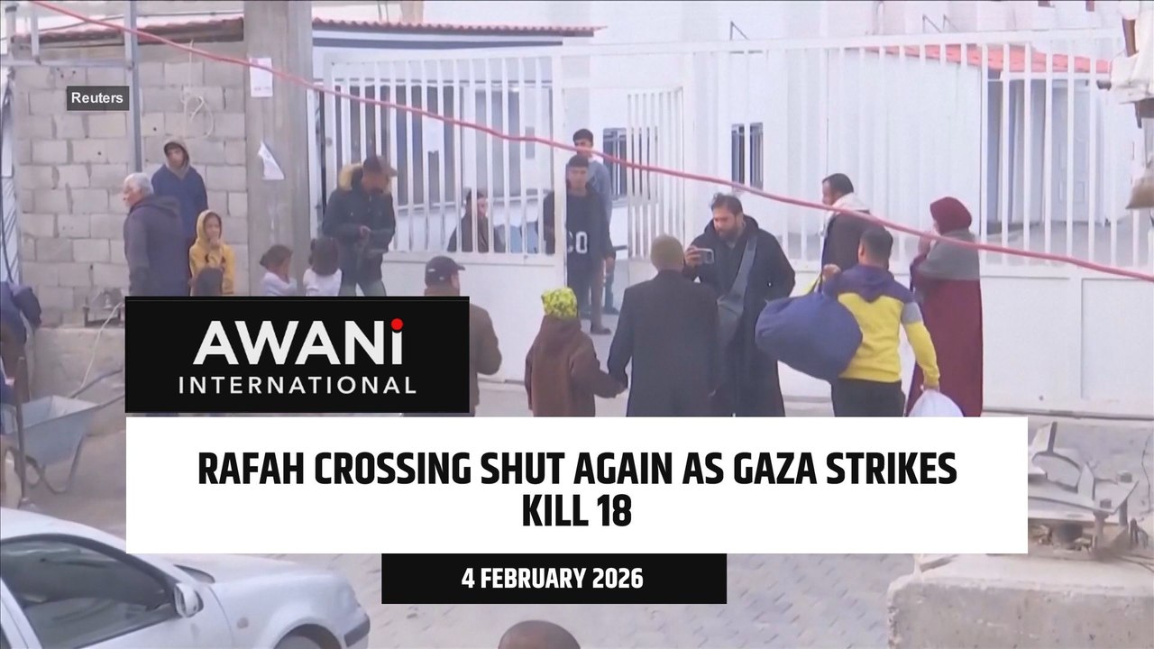 Rafah crossing shut again as Gaza strikes kill 18