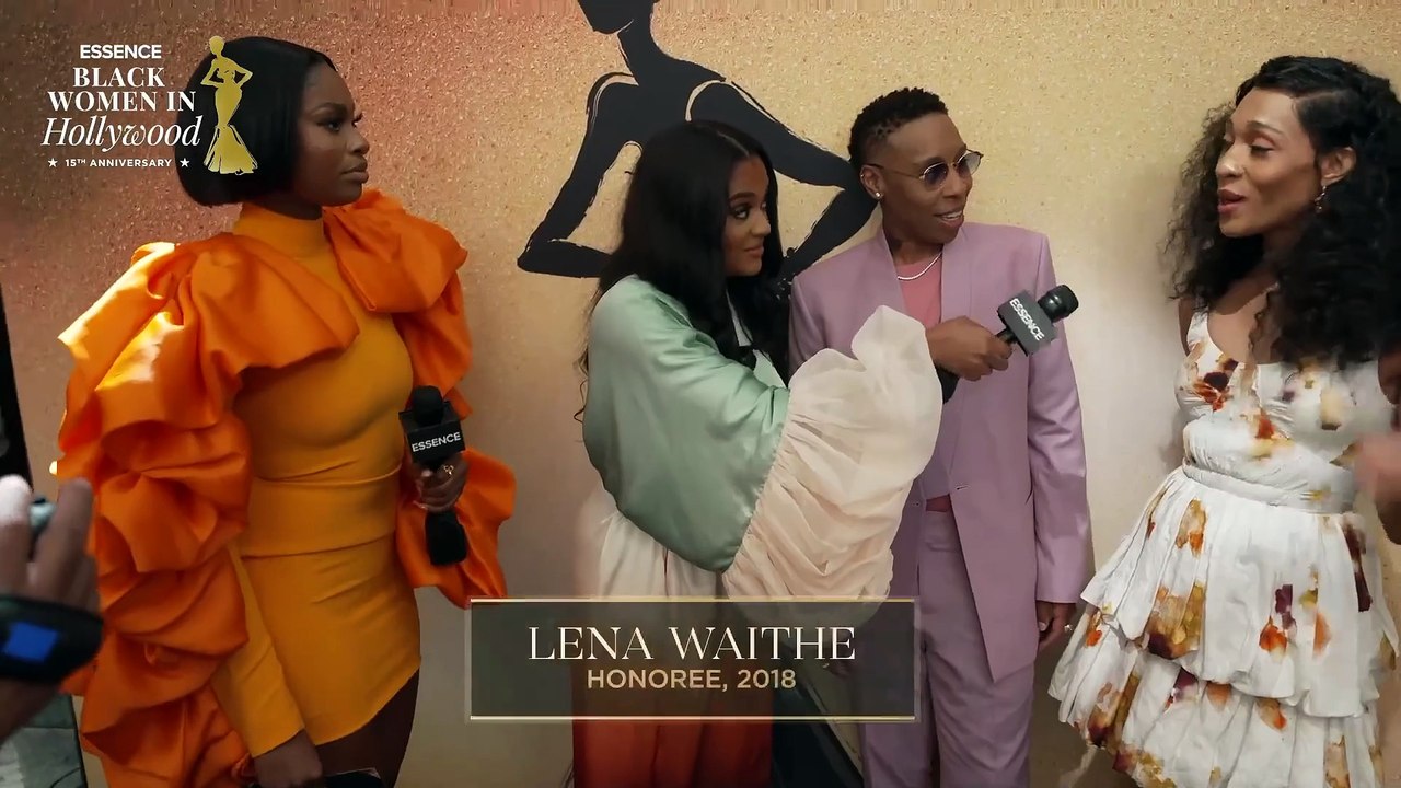Lena Waithe And Mj Rodriguez At Black Women In Hollywood