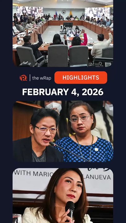 Today’s headlines: Marcos, Discayas, Christina Frasco | The wRap | February 4, 2026