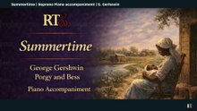 Summertime (Gershwin | Porgy and Bess)  Piano accompaniment