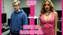 Nerd Man to Barbie Girl Transformation