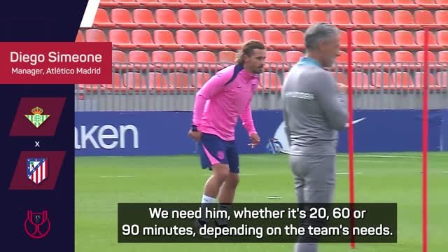 Simeone confirms Griezmann return for Copa del Rey