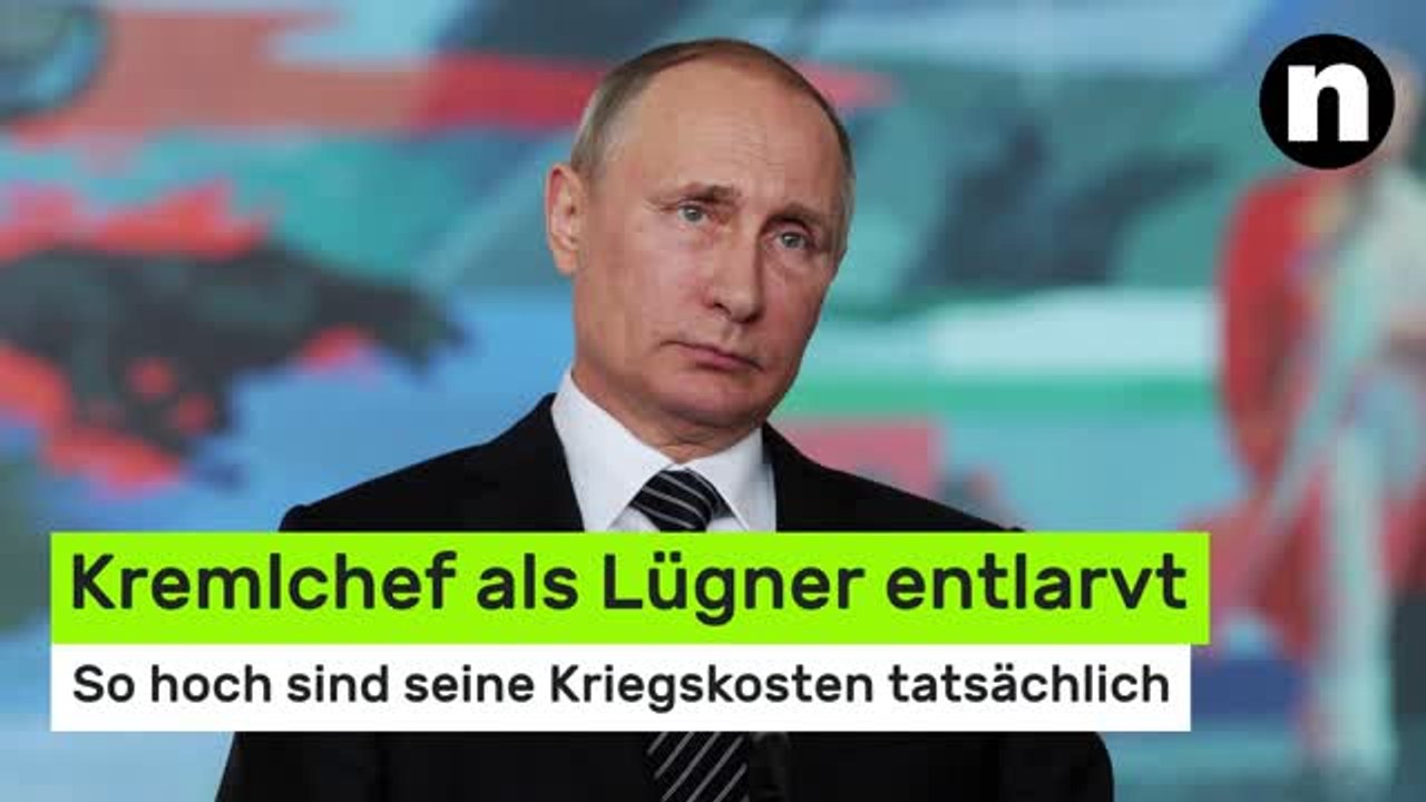 Wladimir Putin: BND entlarvt Kremlchef als Lügner - so hoch sind seine Kriegskosten tatsächlich