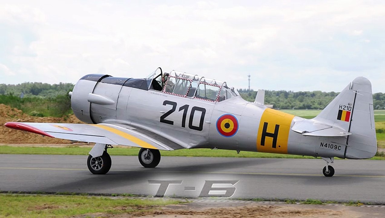 T-6 Texan 🤩Florennes Air Base