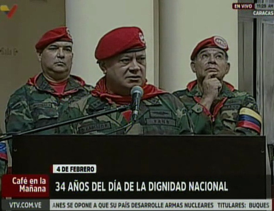 Sec. Gral. Diosdado Cabello: El Comandante Hugo Chávez unió las Fuerzas Armadas con el pueblo