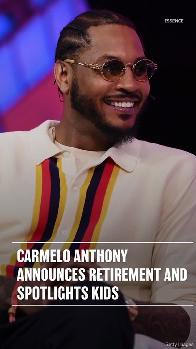 WATCH: In My Feed- Carmelo Anthony Announces Retirement And Spotlights Kids