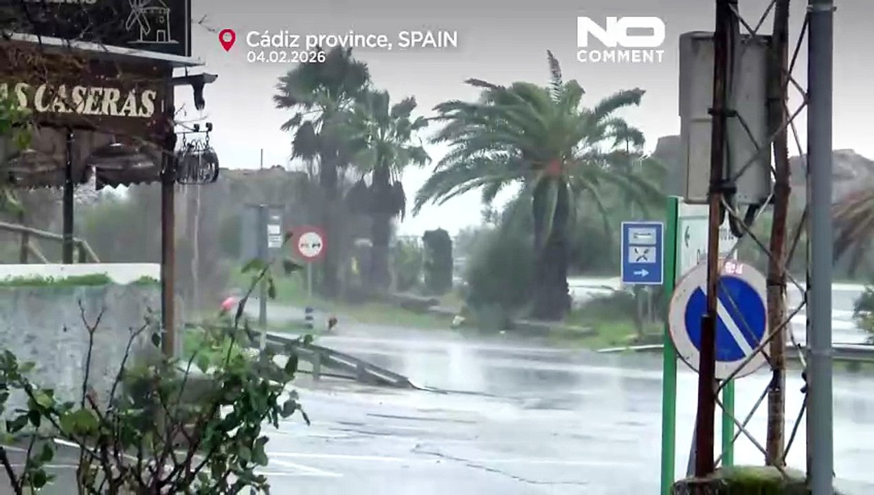 Sturm Leonardo bringt Andalusien mit Überschwemmungen und Evakuierungen ins Chaos