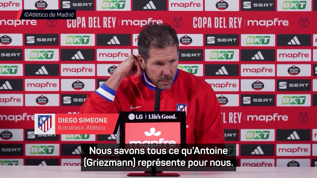 Simeone : "Nous avons besoin de Griezmann"