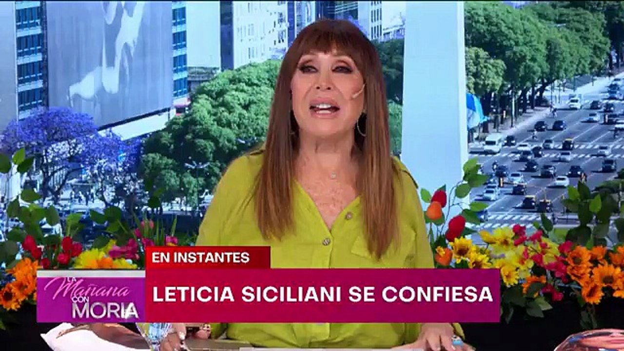 Leticia Siciliani habló con Moria Casán de la separación de Griselda Siciliani y Luciano Castro