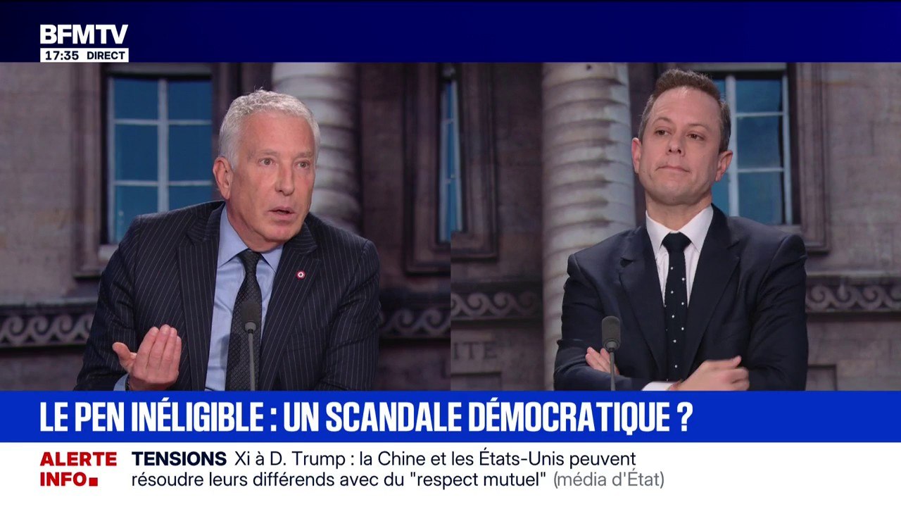 Inéligibilité de Marine Le Pen: "On a toujours accepté les décisions de justice", affirme Philippe Ballard (député RN)