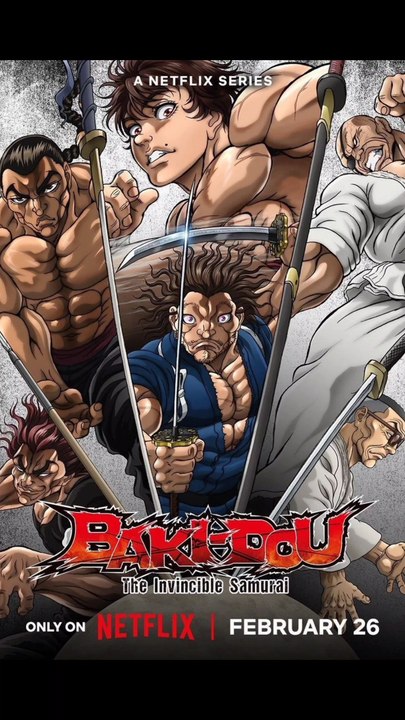 BAKI-DOU : LE SAMOURAÏ INVINCIBLE - LE 26 FÉVRIER 2026 SUR NETFLIX