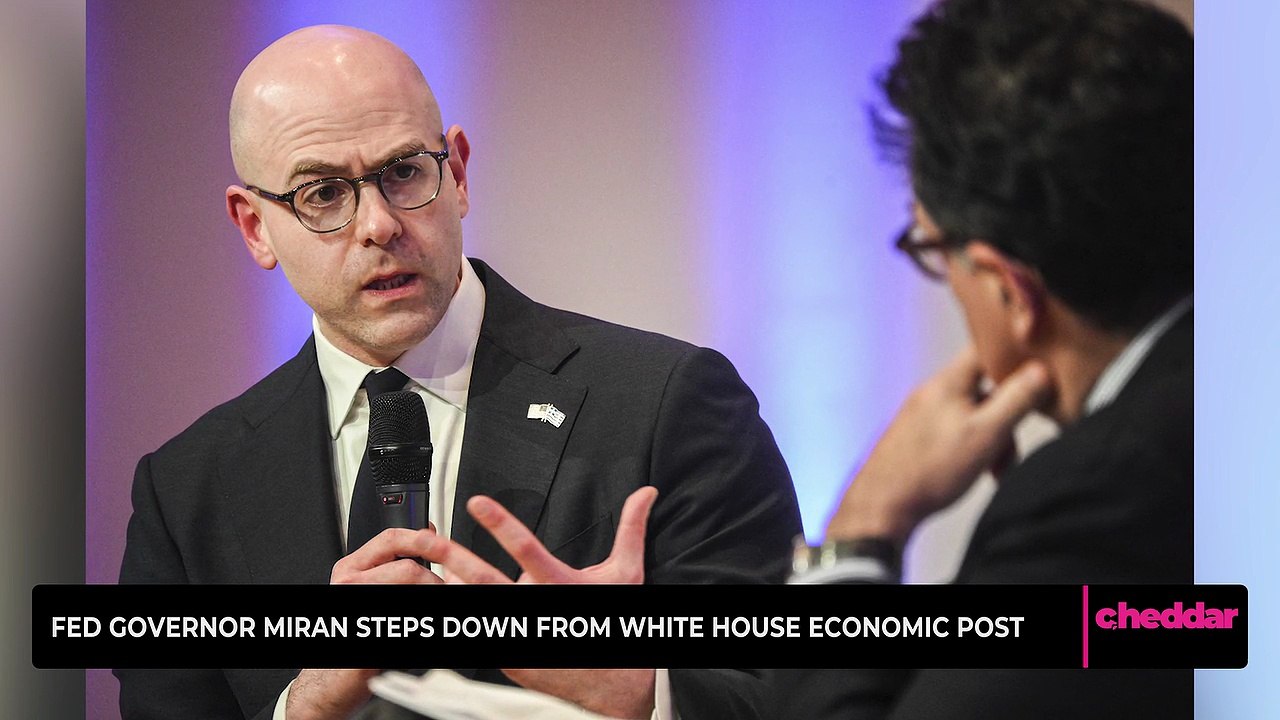 Fed Governor Miran Steps Down from White House Economic Post
