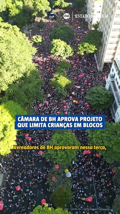 Câmara de BH aprova projeto que pode restringir crianças no carnaval