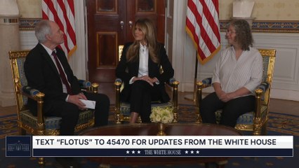 Melania Trump Meets Aviva and Keith Siegel, Hostages Held by Hamas for 51 and 484 Days