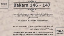 Esad Mansur - Bakara Suresi Tefsiri 146-147