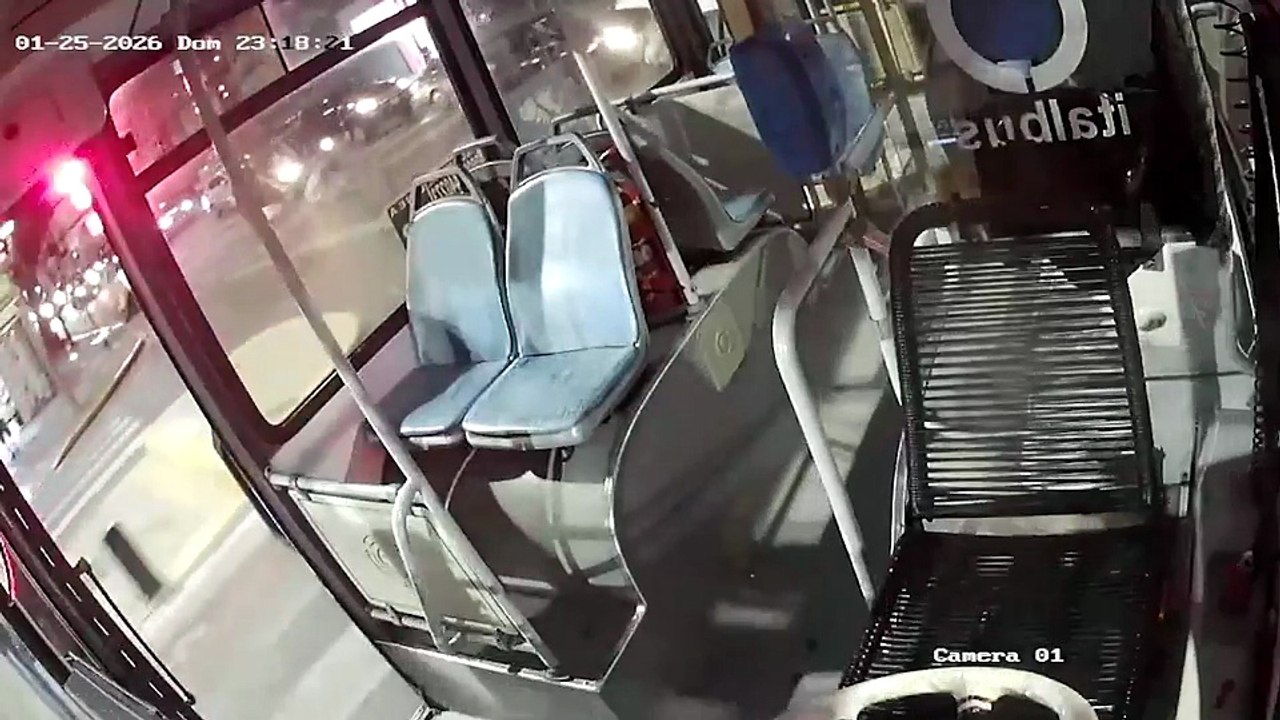 Chofer de la línea 113 dejó el volante y se agarró a trompadas con un pasajero