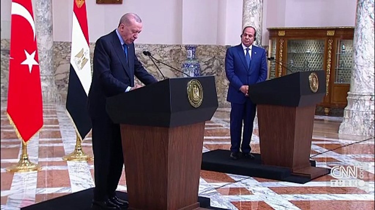 SON DAKİKA | Cumhurbaşkanı Erdoğan'dan Kahire'de önemli açıklamalar: Suriye'nin toprak bütünlüğü önemli