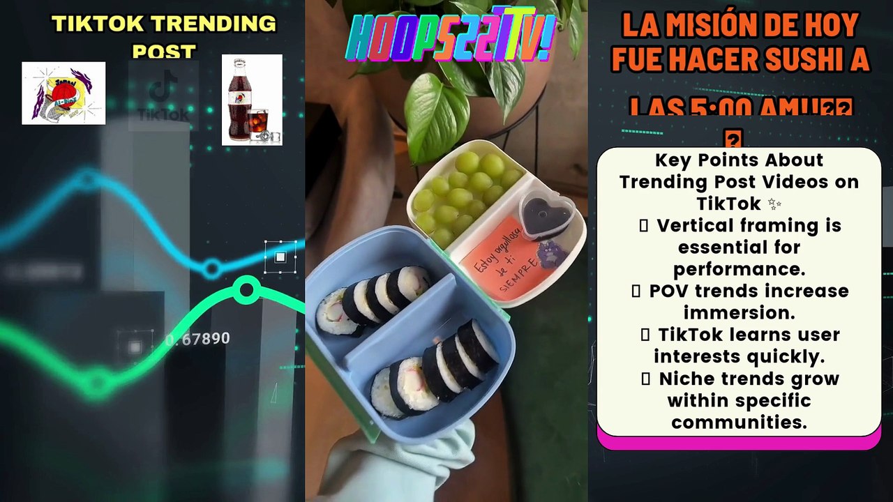 #TikTok✨ #Trending Post: #Alebanana Ep10 La misión de hoy fue hacer sushi a las 5:00 am!!🍱🍣🌚🌙