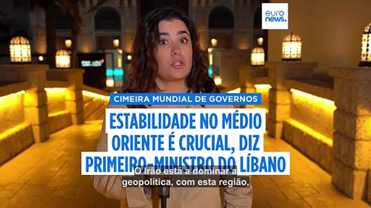 Primeiro-ministro do Líbano à Euronews: "É preciso evitar uma guerra total no Médio Oriente"