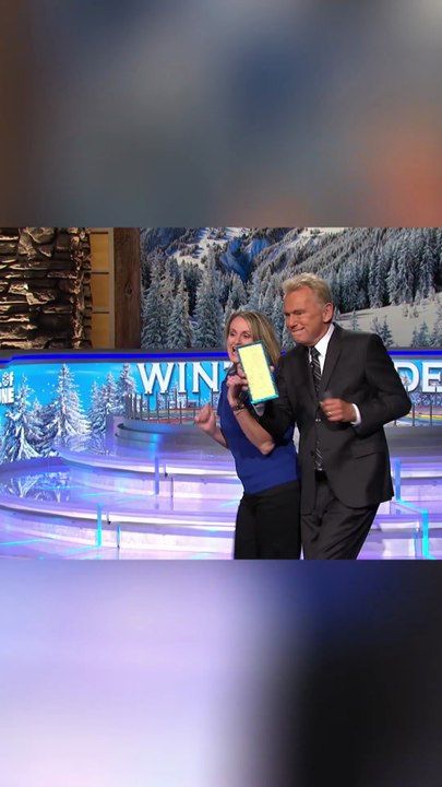 Pat Sajak Gets Butt-Bumped During a Wheel of Fortune Bonus Round