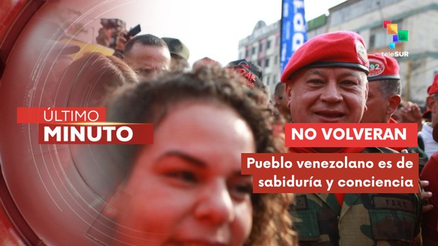 Cabello: El 3 de enero fue un pueblo bombardeado, pero es un pueblo de sabiduría y conciencia