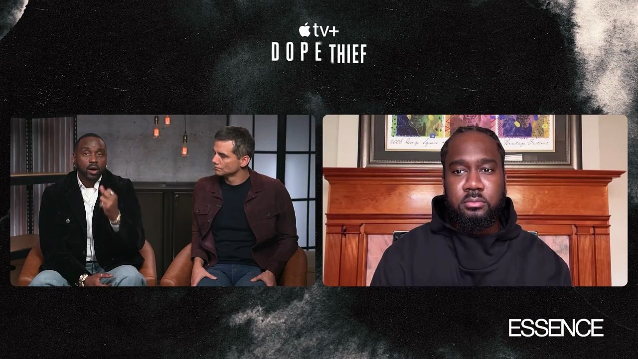 WATCH: The Stars Of AppleTV+’s ‘Dope Thief’ On Building Chemistry On-Screen