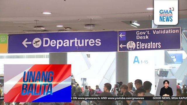 Panukalang tanggalin ang travel tax, isinusulong sa Kamara | Unang Balita