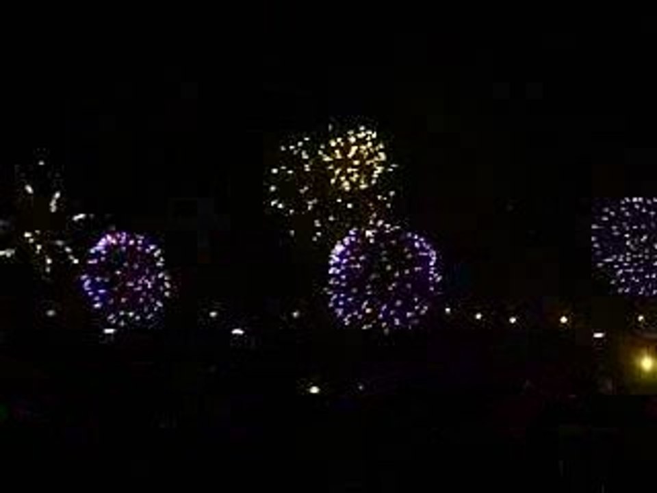 Feux d'articifices du festival de casablanca