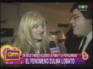 Zulma posó semi desnuda