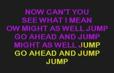 Jump - Van Halen - Karaoke - Lyrics