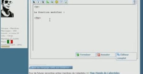Fonction Modifier ( CyberAdos)