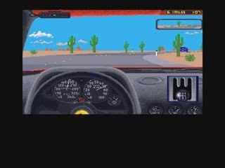 Amiga 500 games: Test drive II "The duel" levels 5 and 6