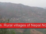 Rural villages of Nepal Annapurna Sanctuary trek.