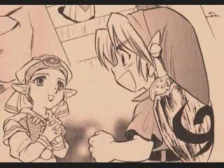 link and zelda, ocarina of time