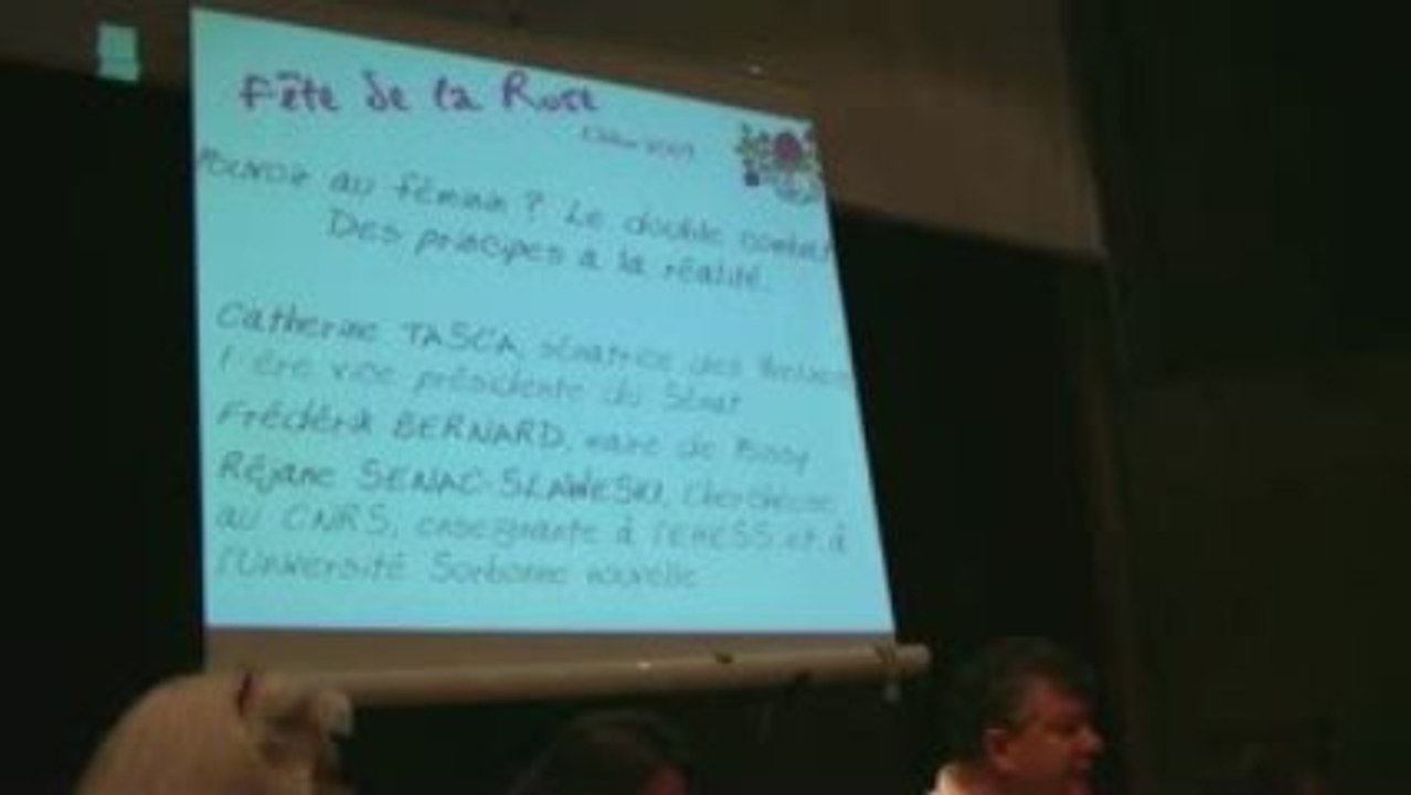 Fête de la Rose 27 Juin 2009 table ronde femme