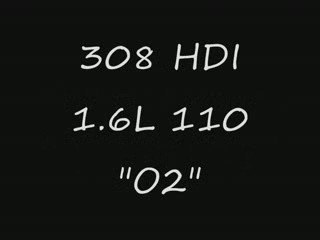 Test 308 HDI 1.6L 110ch o2programmation