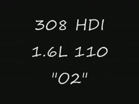 Test 308 HDI 1.6L 110ch o2programmation