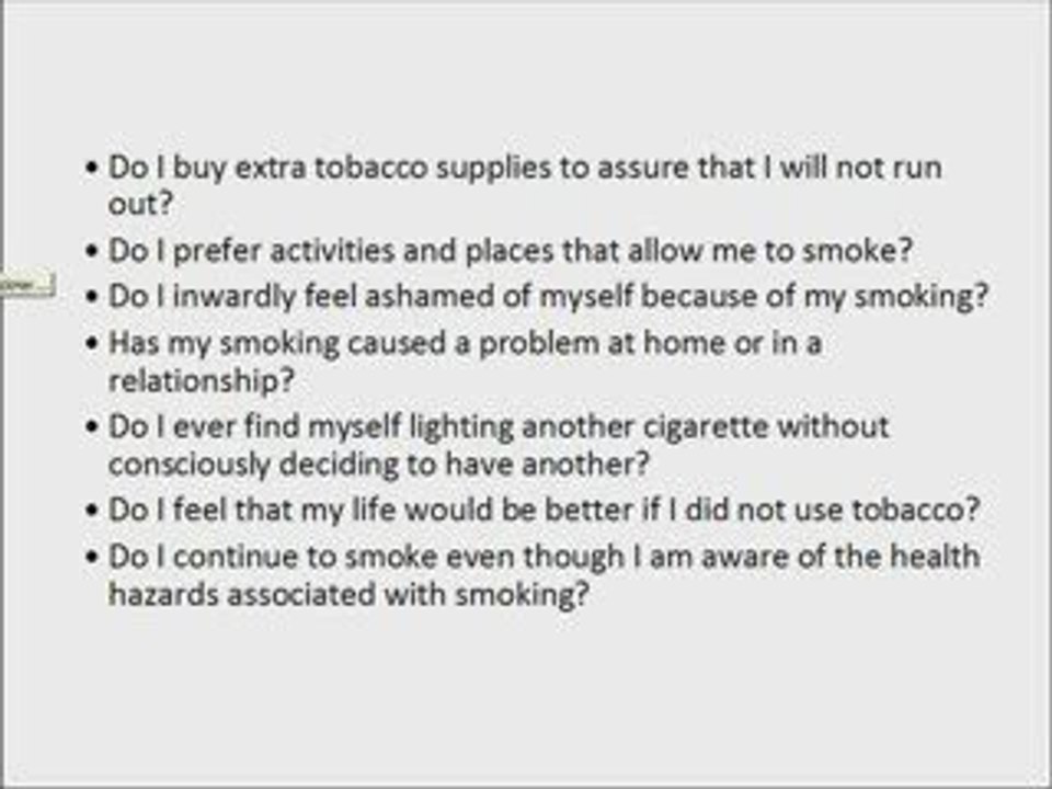 Smoking Quiz