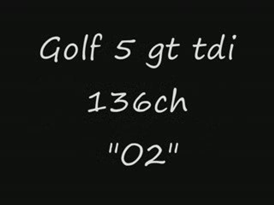 Test Golf 5 gt tdi 136ch o2programmation