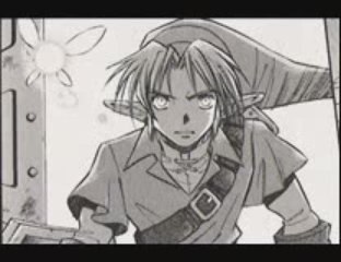 link, ocarina of time, manga hero