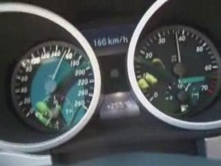 Mercedes SLK 350 sur autobahn