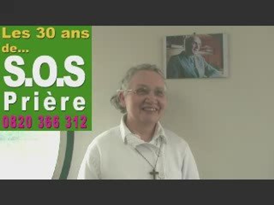 Marie-Claire Vinet nous parle des 30 ans de S.O.S Prière