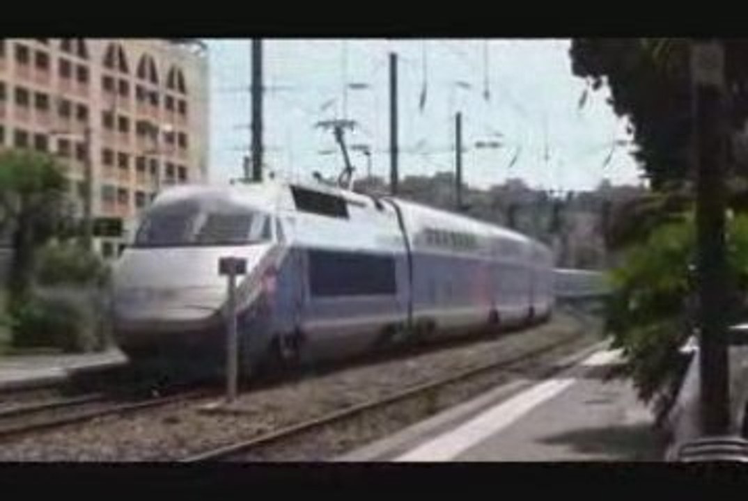 depart du tgv de nice