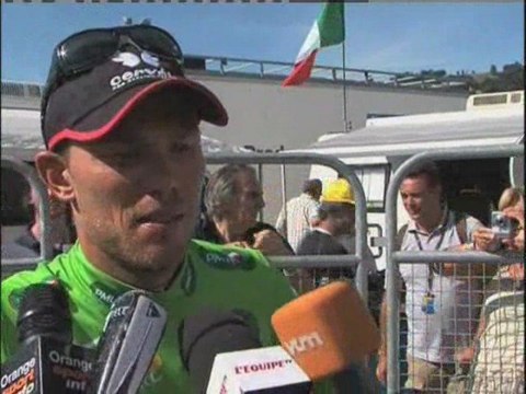 Sport365 : Hushovd satisfait de son maillot vert