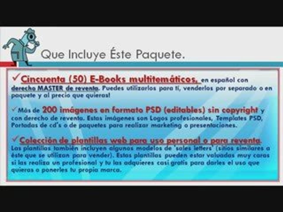 Súper Pack 2009 De Productos Con Derecho De Reventa