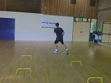 Tennis Footwork & Agility Drill-Forwards Slalom