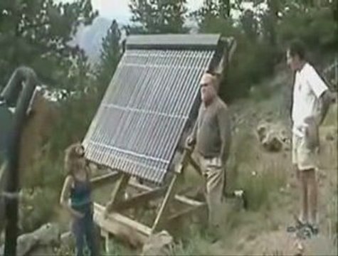 Home Made solar energy (Hot Water System)